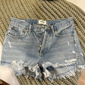 AGOLDE Parker cut off shorts